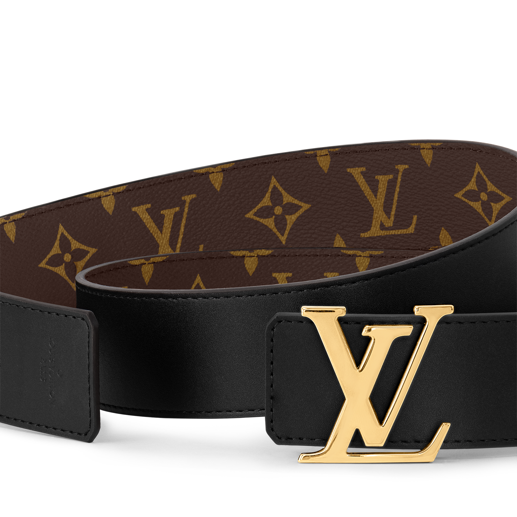 Black and gold discount louis vuitton belt